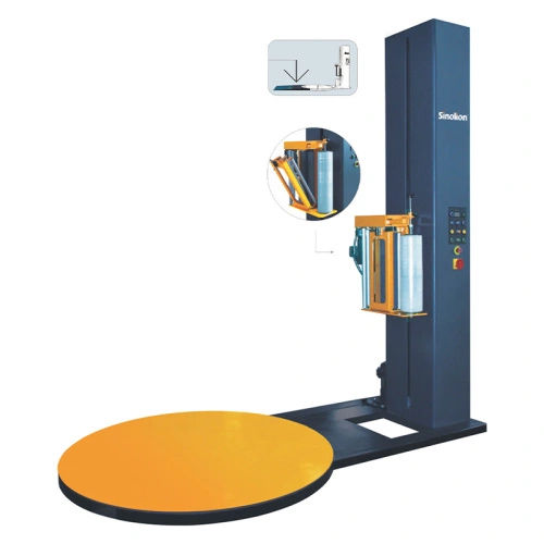 Envolvedora com plataforma giratória - T1650F 605 - SHANDONG SINOLION MACHINERY CORP LTD - semiautomática / para a indústria de alimentos e bebidas / para papel