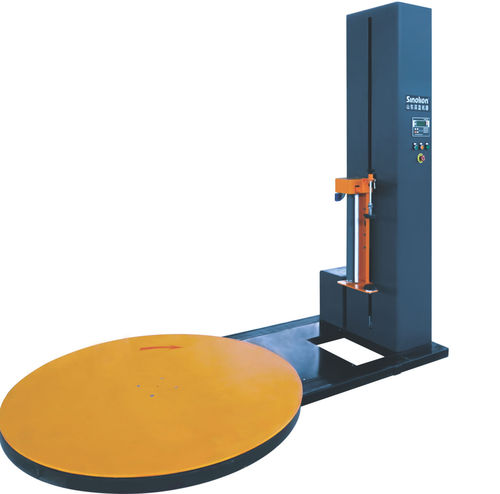 Envolvedora com plataforma giratória - T1650E - SHANDONG SINOLION MACHINERY CORP LTD - semiautomática / com sistema de freio mecânico / para sacos abertos