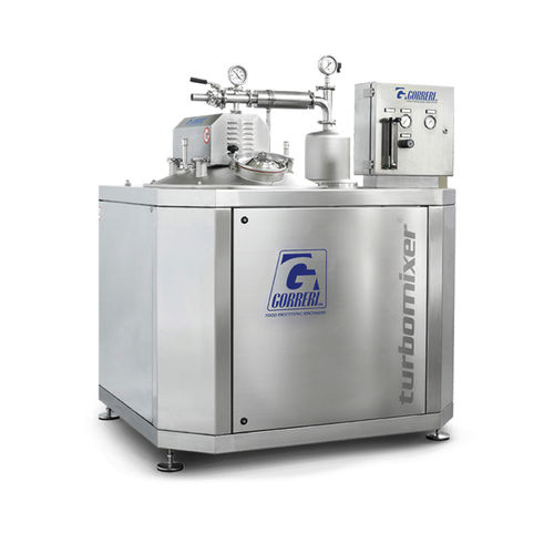 Emulsificador vertical - TurboMixer GTM 1100 - UNIMIXER SYSTEM S.r.l. - para a indústria alimentícia / turbo / em aço inoxidável