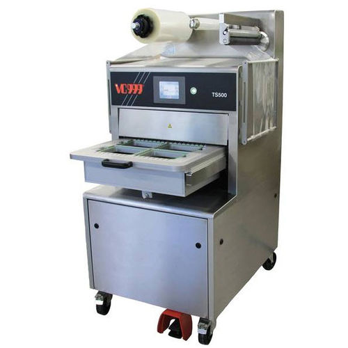 Seladora de bandejas linear - 4 - 5 kW | TS500 - VC999 Verpackungssysteme GmbH - semiautomática / MAP
