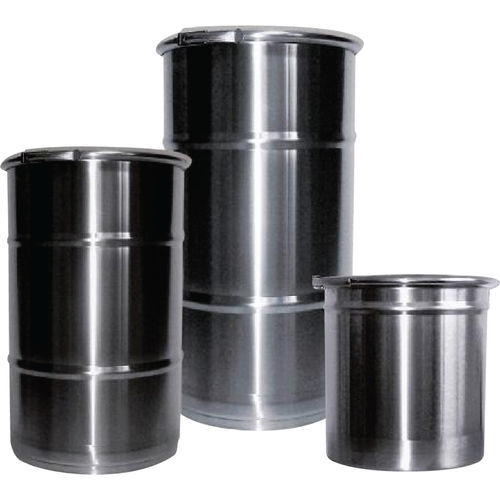 Barril em aço inoxidável - F series - Vector Corporation - para aplicações farmacêuticas
