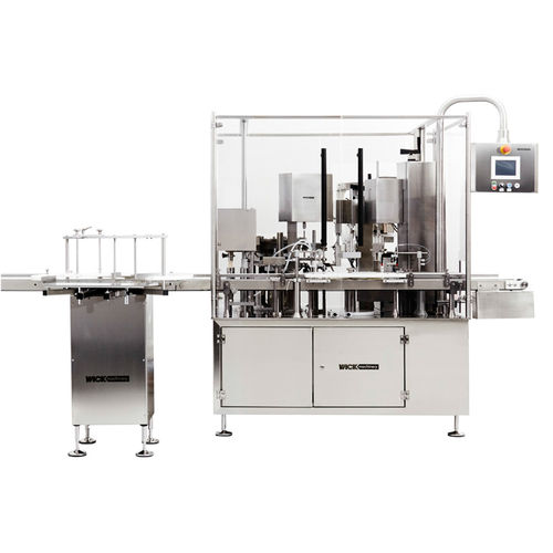 Envasadora/tampadora para frasco - MINICAN PHARMA - WICK-Machinery GmbH - para a indústria farmacêutica / para garrafas / automática