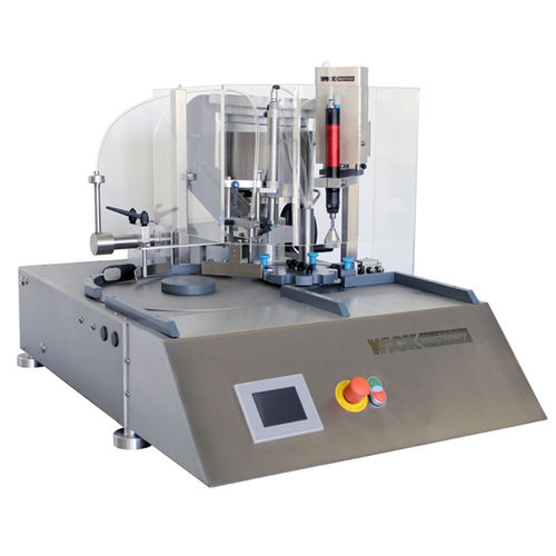 Envasadora/tampadora totalmente automática - MINICAN 100 - WICK-Machinery GmbH - de frascos / rotativa
