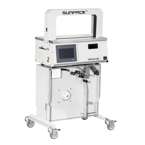 Máquina cintadora automática - WK04-30B - DONGGUAN XUTIAN MACHINE CO.LTD. - com cintas OPP / com touch screen / para impressão