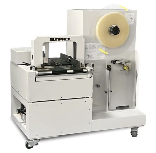 Máquina cintadora automática - WK05-30C3A1-N - DONGGUAN XUTIAN MACHINE CO.LTD. - com touch screen / com cintas OPP / com esteira transportadora