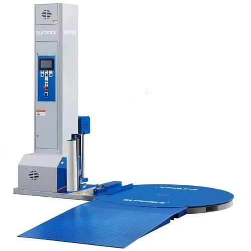 Envolvedora com plataforma giratória - XT-4505A-2 - DONGGUAN XUTIAN MACHINE CO.LTD. - automática / de paletes / com filme estirável