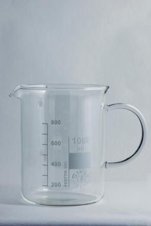 Copo béquer graduado - 5 - 1 000 ml - Dixon Glass Ltd - em vidro