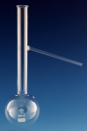 Frasco de destilação - 250 - 500 ml - Dixon Glass Ltd - em vidro borossilicato / para análise química