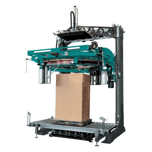 Envolvedora de anel giratório - Omega Double - Atlanta Packaging UK LTD - totalmente automática / para caixas de papelão / de paletes