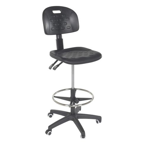 Cadeira giratória para estação de trabalho - ESE series - Vestil Manufacturing - com assento em poliuretano / com encosto em poliuretano / ergonômica