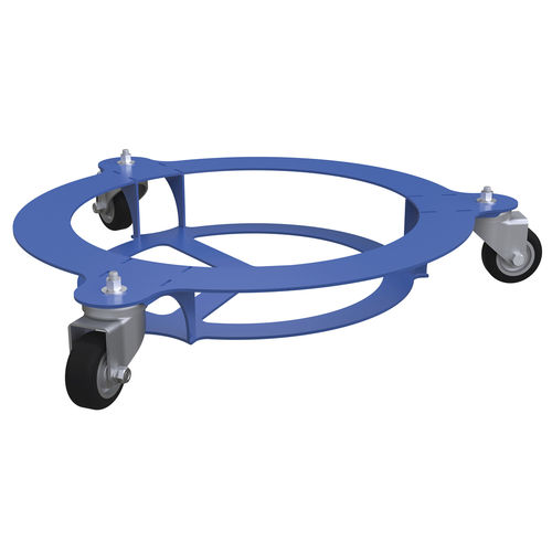 Carro tartaruga metálico - KT-D-16-200-BL - Vestil Manufacturing - circular / para tambores