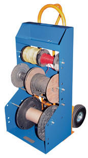 Carrinho de movimentação - WIRE-D series - Vestil Manufacturing - em aço / porta-bobina