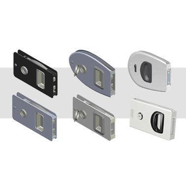 Fecho com chave - MF series - Southco Asia Ltd - em aço inoxidável / para montagem nivelada / de porta deslizante