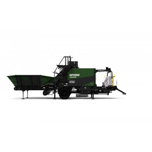 Compactador de resíduos orgânico - MP 2000 - Orkel - móvel / monobloco