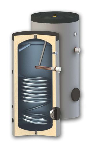 Aquecedor de água solar - 1 500 L | SN series - NES - New Energy Systems - com trocador de calor