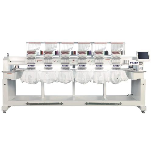 Máquina de bordar com 6 cabeças - WY1206CH - Wonyo  - com 12 agulhas / com 15 agulhas / com 9 agulhas