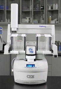 Reator de laboratório - Discover SP-D Gold - CEM Corporation - automático / micro-ondas / múltiplo