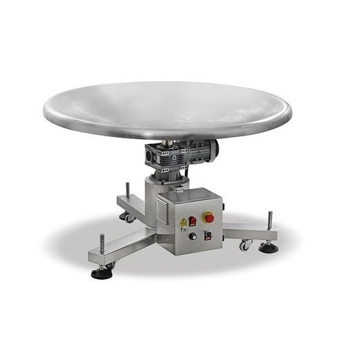 Mesa rotativa indexadora acionada por motor - Zhongshan TO-U Packaging Machinery Co.,Ltd - horizontal / para linha de embalagem / para a indústria alimentar