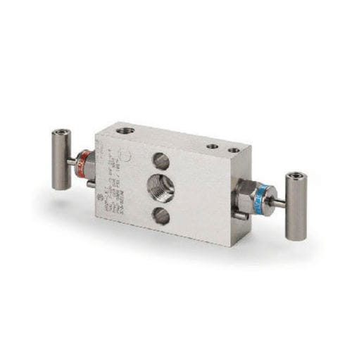 Distribuidor manifold de 5 vias - M20S154RFSSVT - HAM-LET - em aço inoxidável / de gás / fêmea
