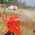 Dust control fog cannon