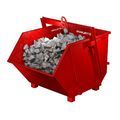 Steel self-dumping hopper