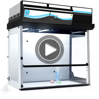 Capela de exaustão de laboratório