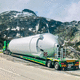 semirreboque ultrarrebaixado / para equipamento industrial / para mercadorias / de obras