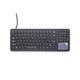 Teclado de mesa / embutido / com touchpad / compacto