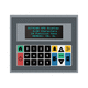 display VFD / alfanumérico / matriz de pontos / 5 x 7