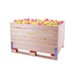 caixa para fruta / em madeira / agrícola / reutilizável