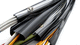 espaguete tubo de proteção / tubular / para cabos / em PVC