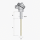 sonda de temperatura RTD / Pt100 / Pt1000 / termopar tipo J