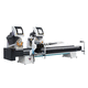 máquina de corte de duas cabeças para PVC / para alumínio / para perfis / automática