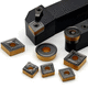 pastilha de corte de acabamento / para aço de carbono / para aço / com revestimento CVD