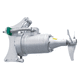 misturador de turbina / para líquidos agressivos / em aço inoxidável / submersível