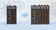 CLP integrado / em rede Ethernet / CANopen / RS485