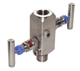 distribuidor manifold de 2 vias