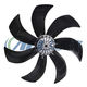 ventilador IP54 / axial / de resfriamento / em aço