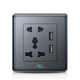 tomada de parede / de instalação em quadro / 5 polos / com interruptor de segurança integrado