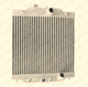 trocador de calor de placas / ar-água / para máquina de obras públicas / para máquina florestal