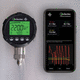 manômetro digital / G 1/4 / em aço inoxidável / com Bluetooth