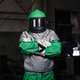 macacão de trabalho / em tecido / para trabalhos de pintura industrial / para jateamento