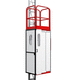 elevador motorizada / para o setor da construção / industrial / sob medida