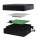 sensor de proximidade de radar / retangular / robusto