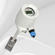 sensor de temperatura clamp-on / com cabeçote de conexão / HART / de processo